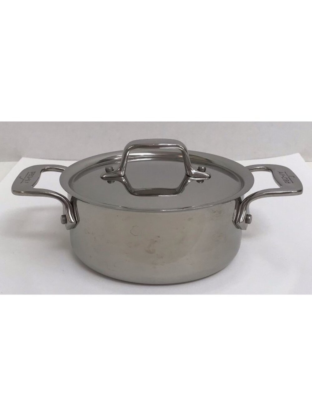 All-Clad Stainless Steel Coquette with Lid 0.5 Qt Individual Casserole Dish